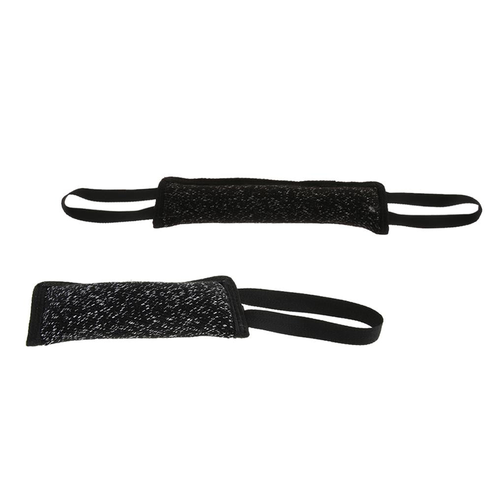 2 Pcs Dog Bite-resistant Tug Toy Bite Stick Training Chewing Dog Supplies