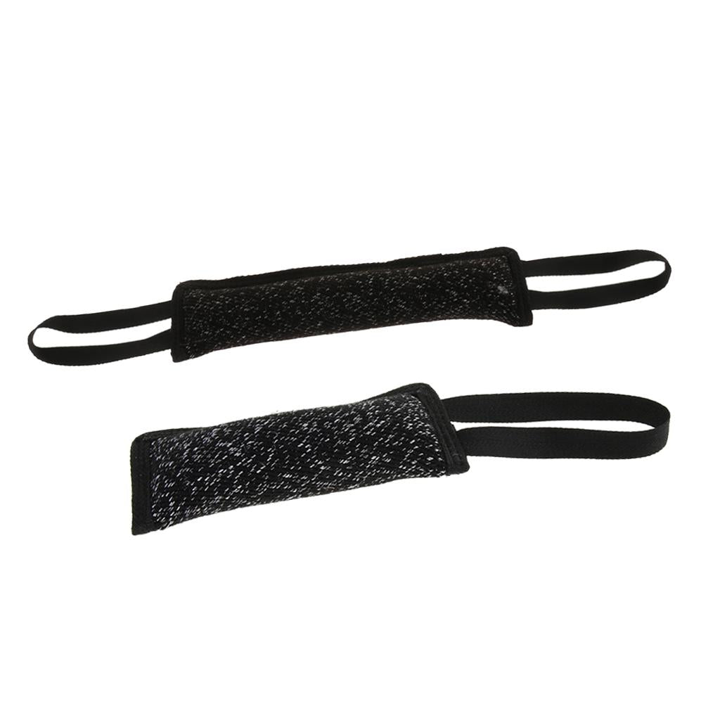 2 Pcs Dog Bite-resistant Tug Toy Bite Stick Training Chewing Dog Supplies