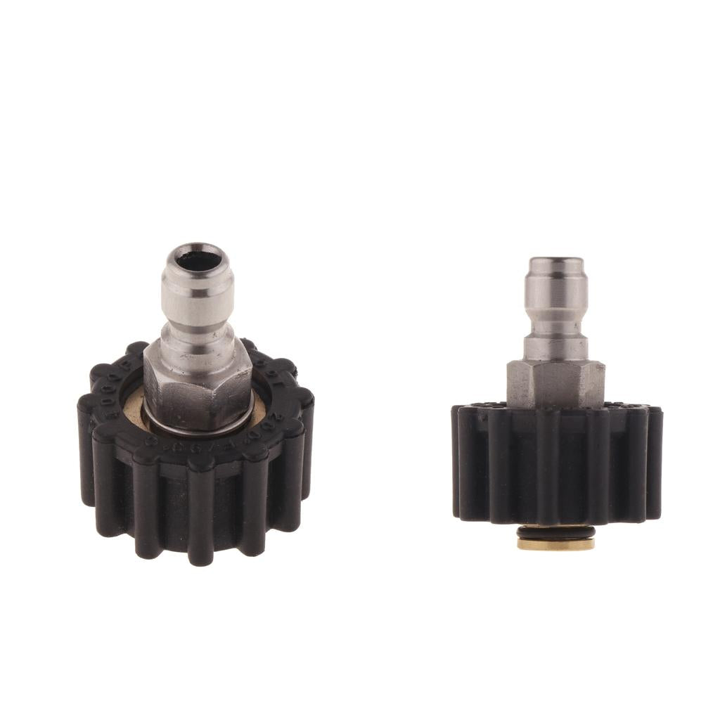 2Pcs 1/4 Quick Connect Design Pressure Multiple Degrees Washer Spray Nozzle