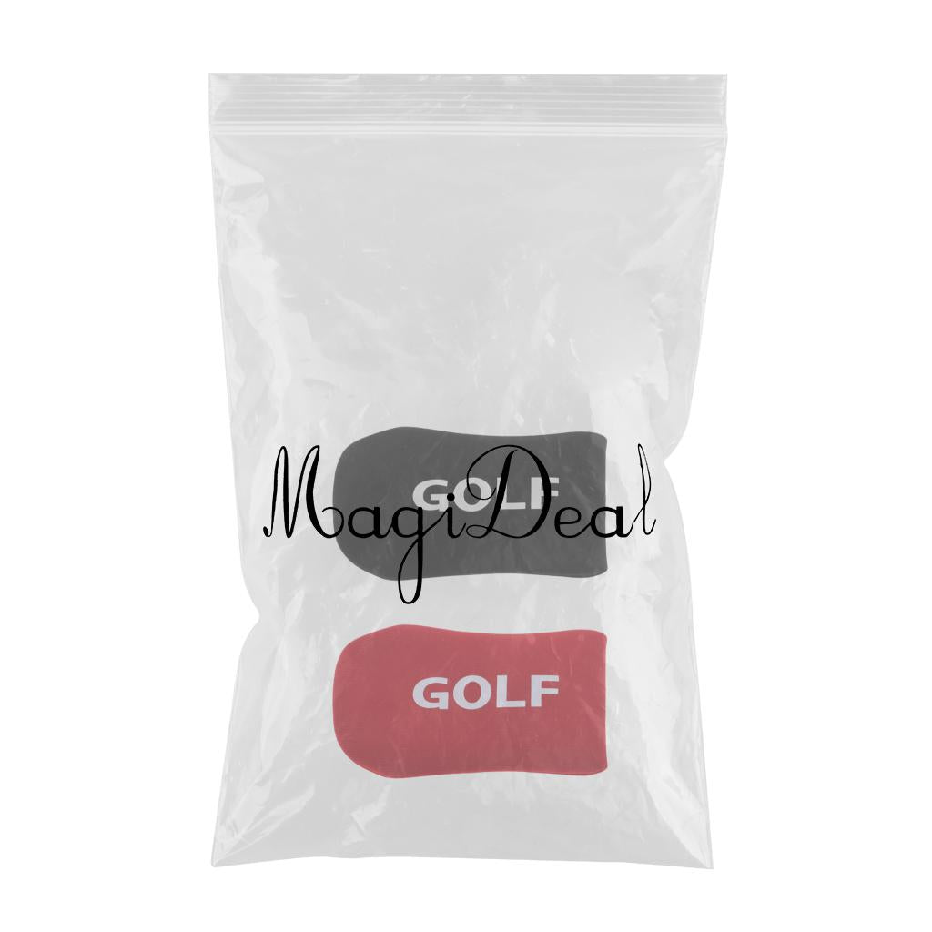 2pcs/Set Neoprene Golf Irons Head Cover Protector Putter Cover Sleeve Guard