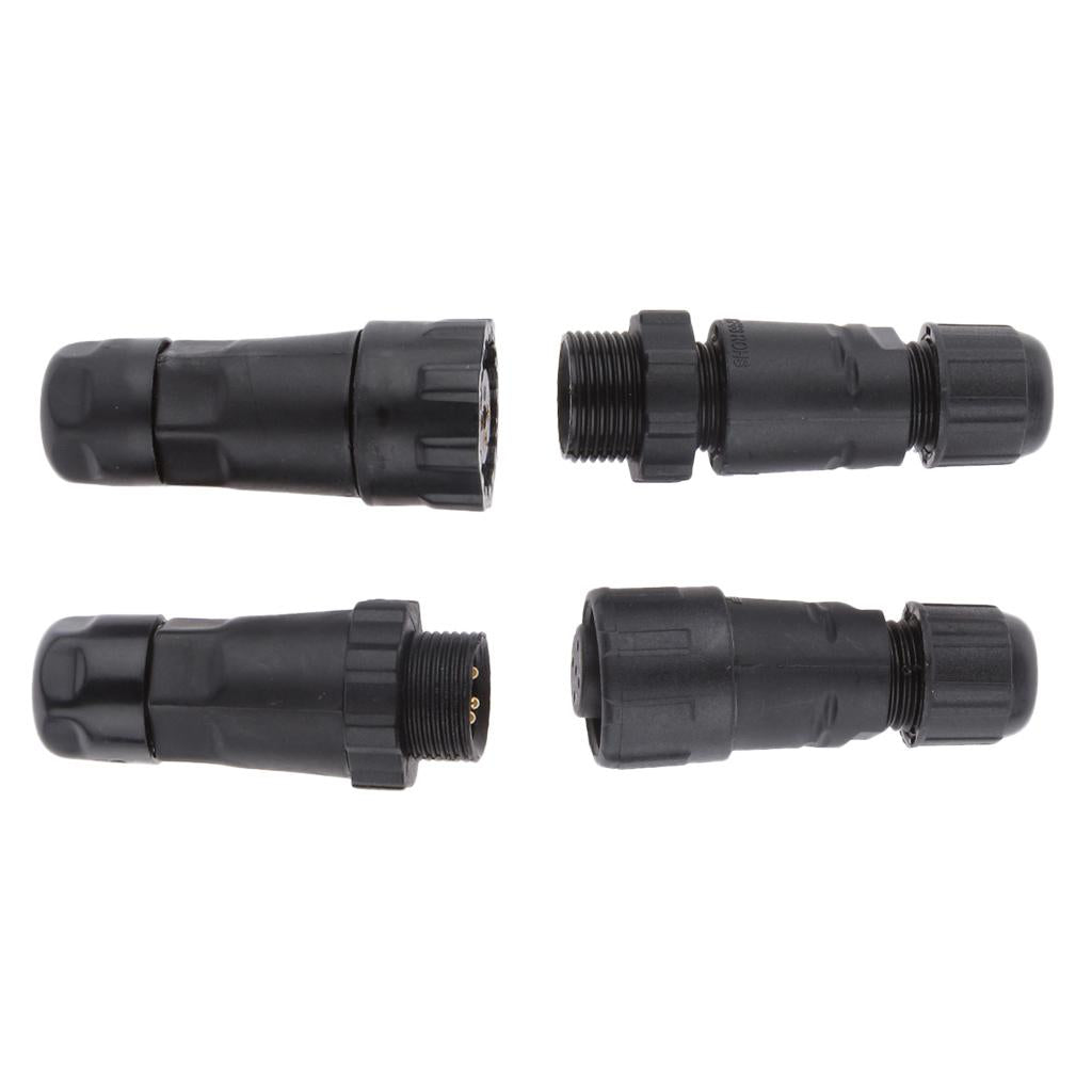 7.5mm IP68 4Pins+5Pin Assembled Waterproof Electrical Cable Connector Socket
