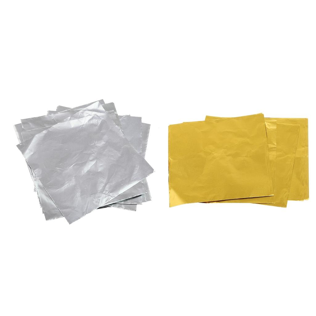 200 Chocolate Candy DIY Package Foil Paper Aluminum Tinfoil Wrappers