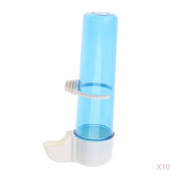 10 pcs Bird Supplies Small Bird Parrot Automatic Drinker Feeder 125ml