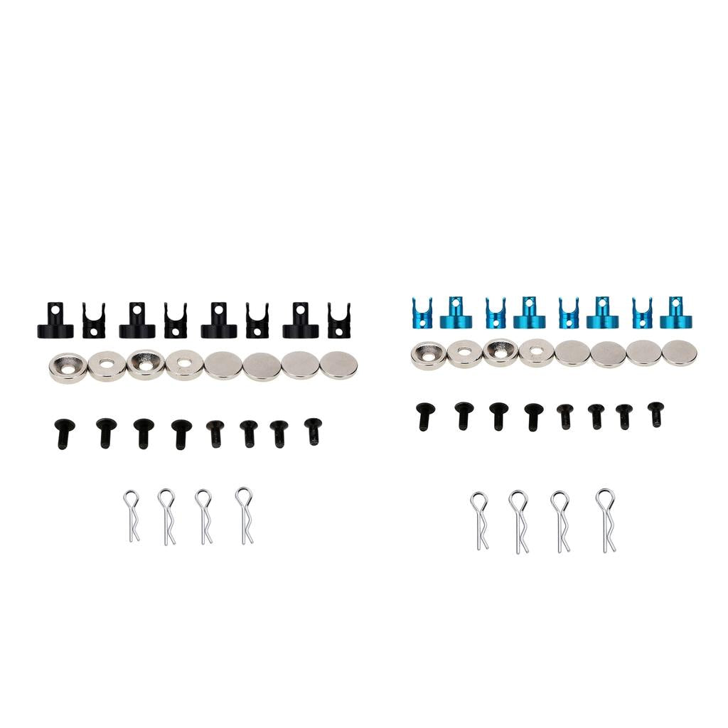 8pcs Magnetic Stealth Body Post Invisible Shell Mount for 1/10 RC Car Parts