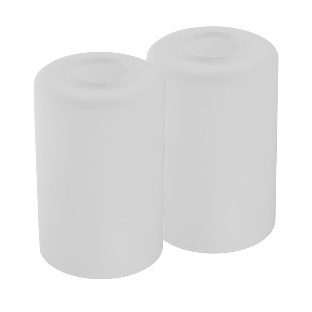 2 Pcs Cylindrical Ceiling Light Shade Cover Pendant Lampshade Fixture