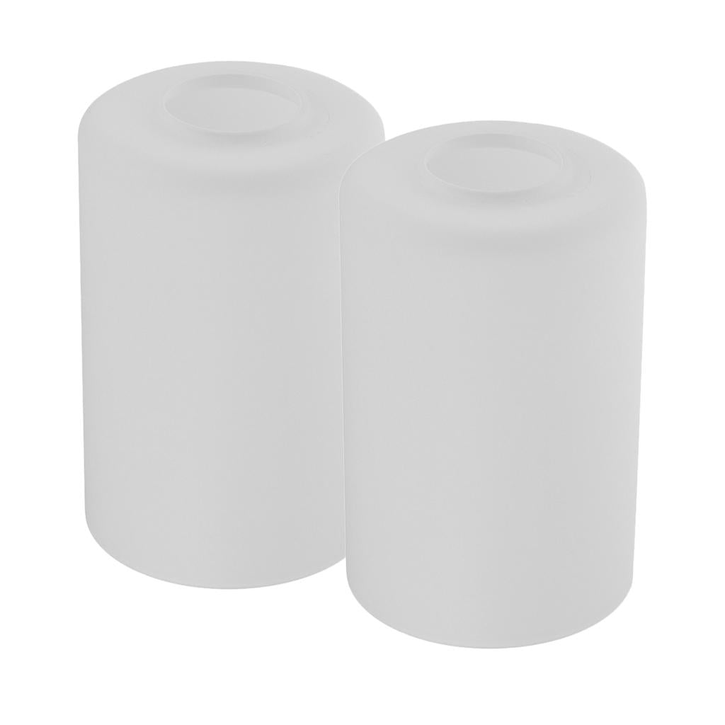 2 Pcs Cylindrical Ceiling Light Shade Cover Pendant Lampshade Fixture