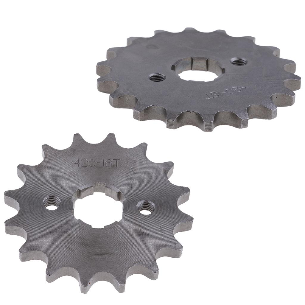 16T 18T 420 Chain Front Sprocket Cog for 125cc 140cc Pit Dirt Bike