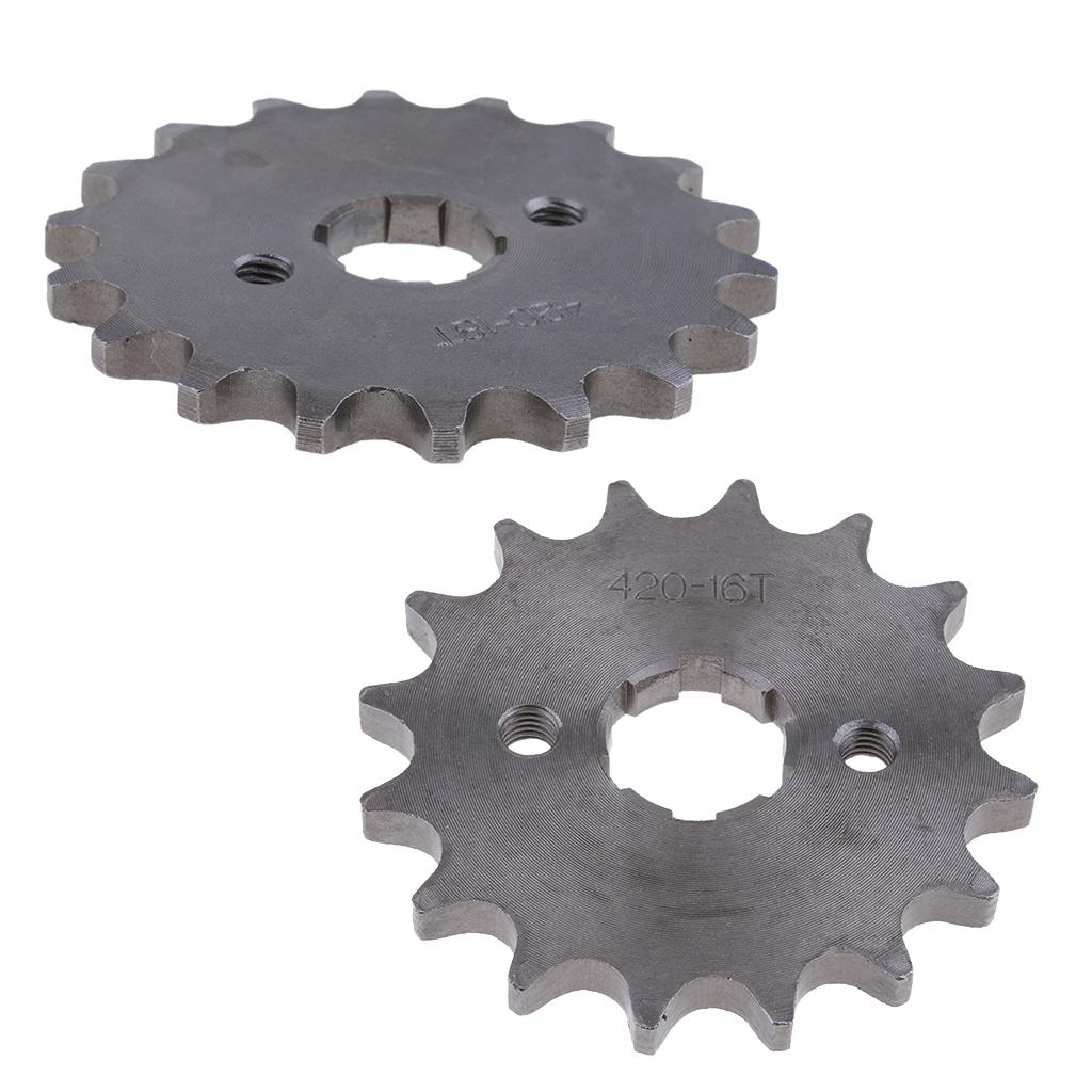 16T 18T 420 Chain Front Sprocket Cog for 125cc 140cc Pit Dirt Bike