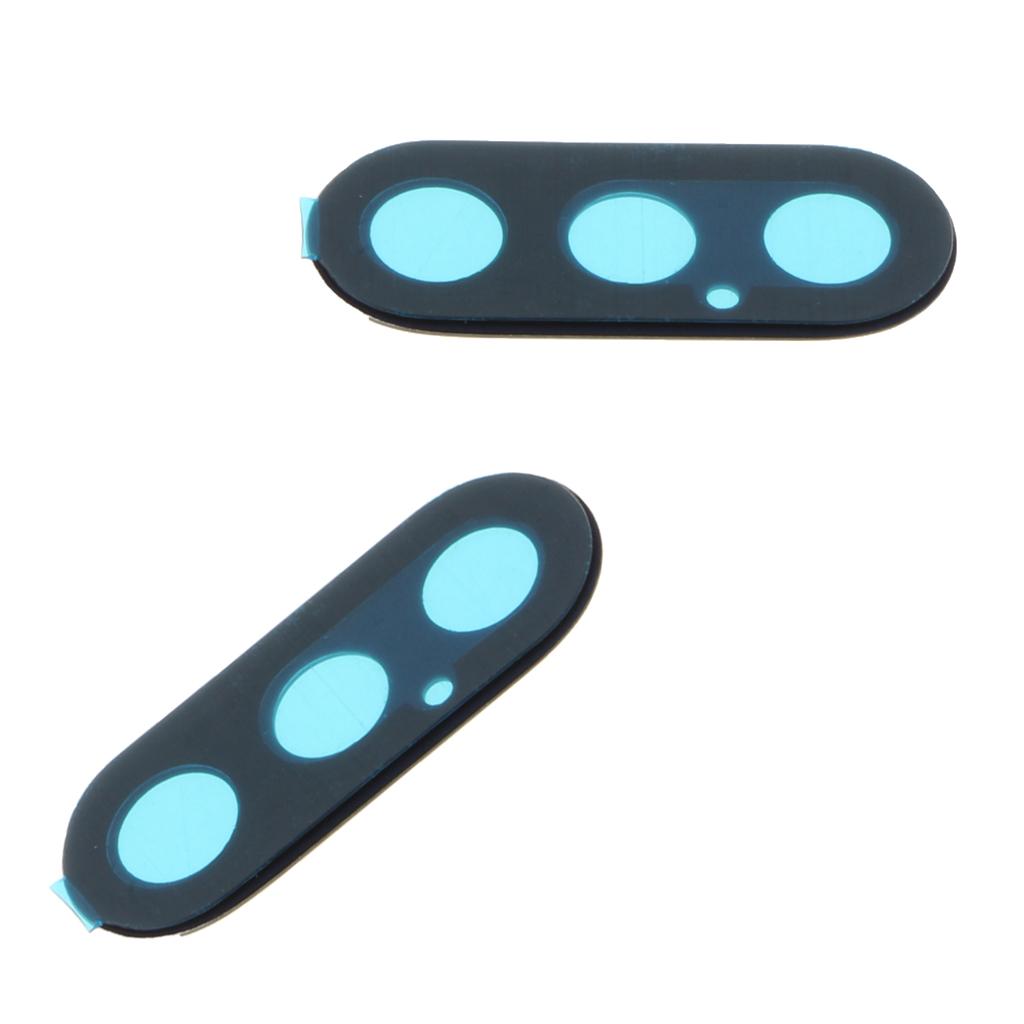 2 Pieces For iPhone X Replacement Phone Back Rear Camera Lens Glass Cover