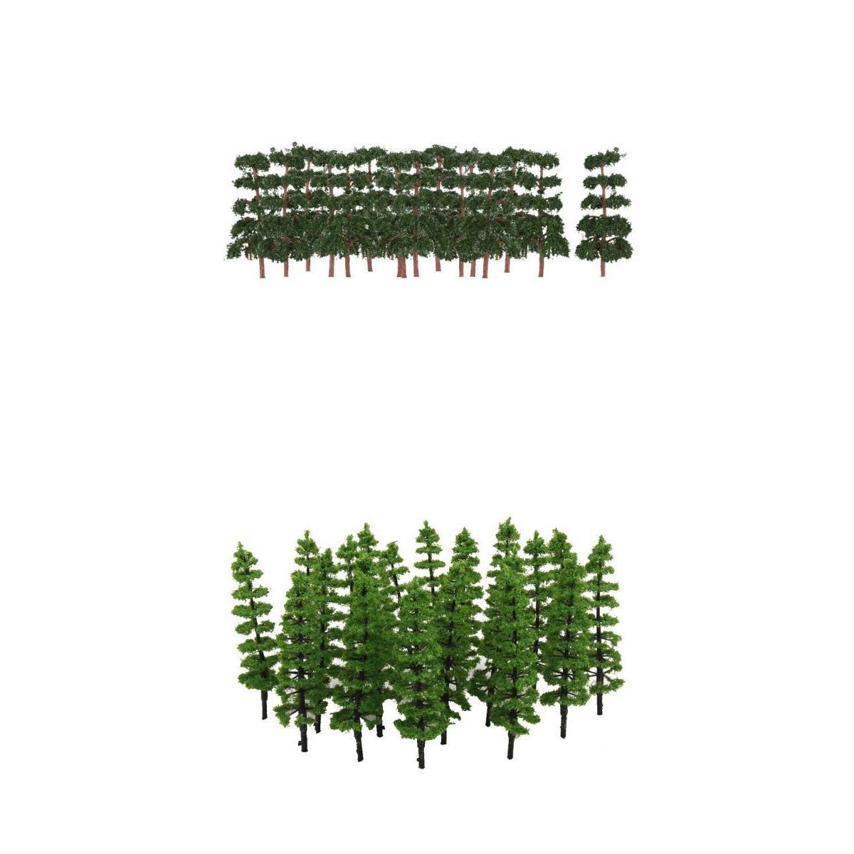 1/100 1/150 Scale Green Model Tree Scenery Landscape Train Model Pine Tree