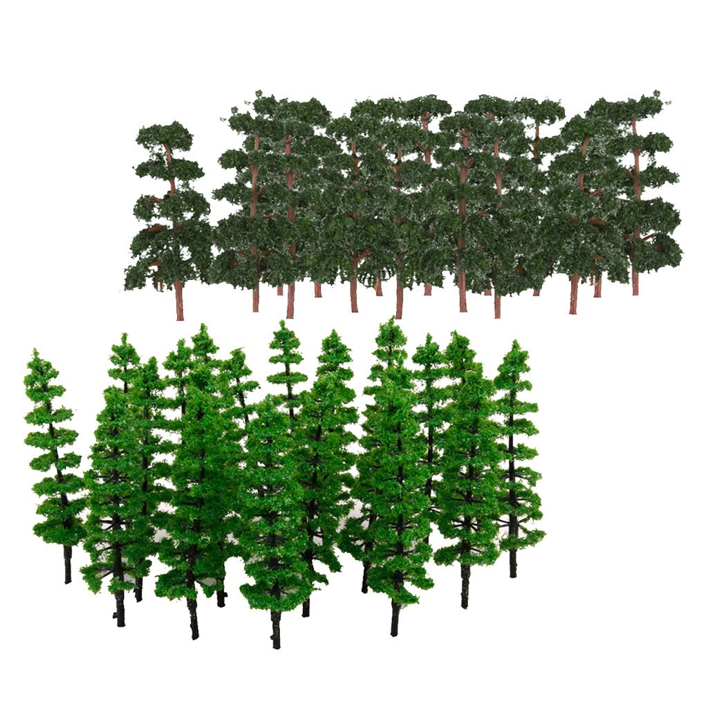 1/100 1/150 Scale Green Model Tree Scenery Landscape Train Model Pine Tree