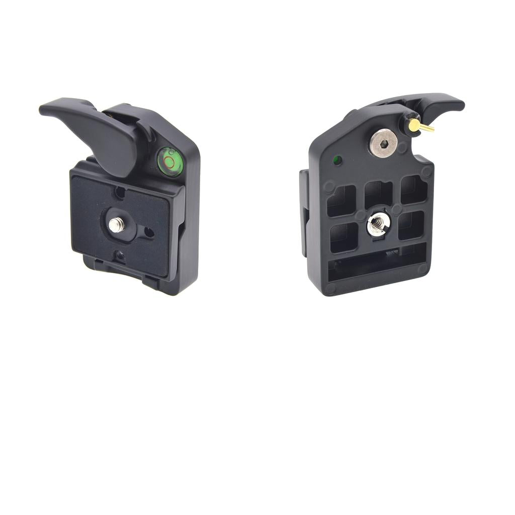 2 Pieces 323 Camera Rapid Release Plates with Adapter 200PL-14 for Manfrotto