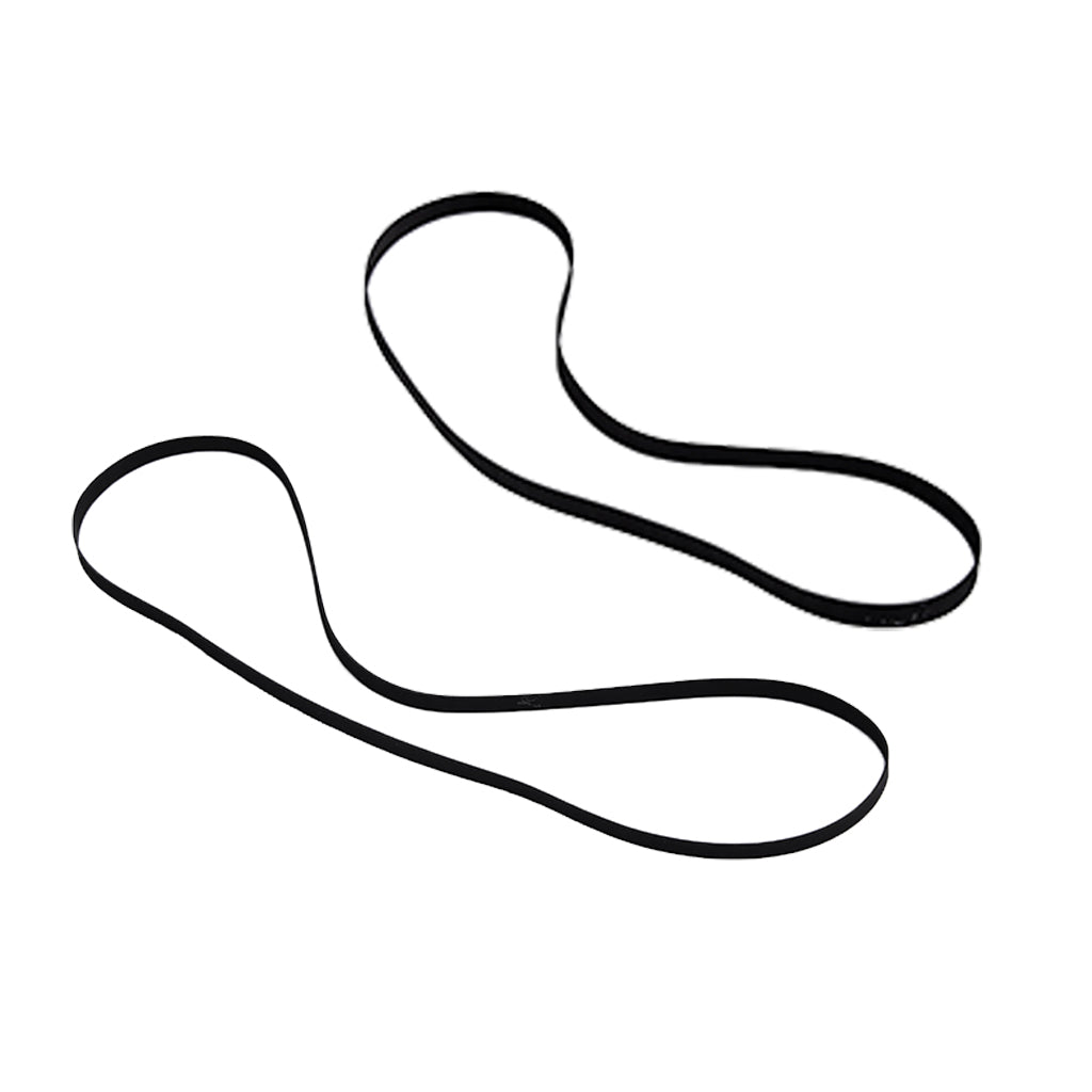 2pcs Phonograph VCR Record Player Disc Drive Belt Turntable Belt 156mm+172mm