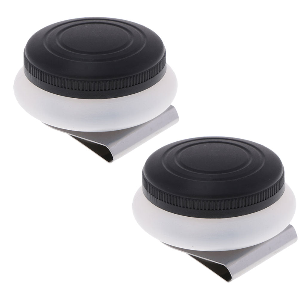 2xArtist Plastic Single Hole Dipper Palette Cup Clip With Lid for Paint Art