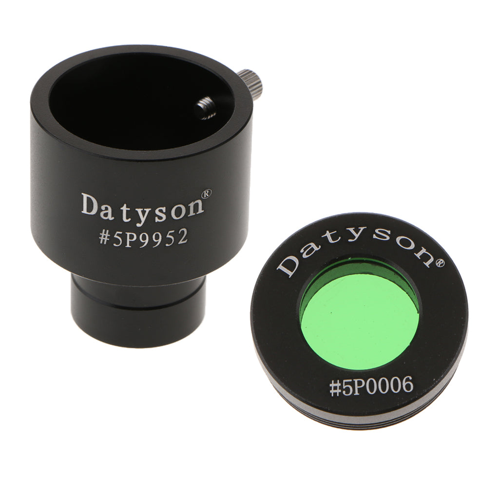 0.965inch to 1.25inch Telescope Eyepiece Adapter 24.5 to 31.7mm + Filter #58
