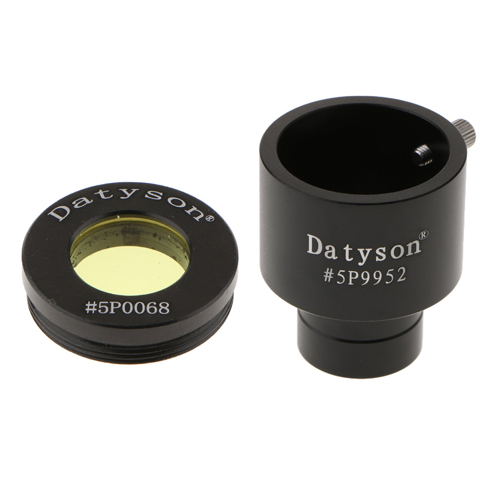 0.965inch to 1.25inch Telescope Eyepiece Adapter 24.5 to 31.7mm + Filter #12
