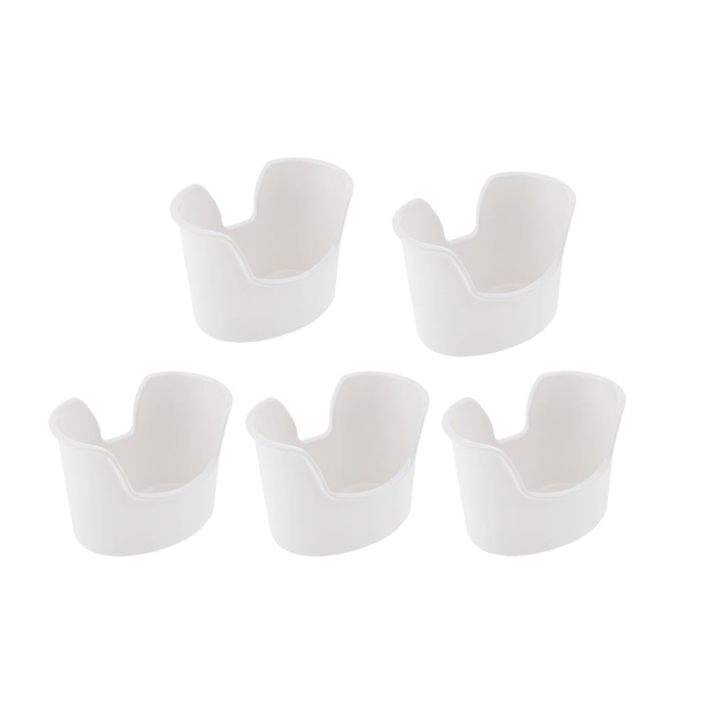 5pcs Plastic Reusable Ear Wash Ear Clean Basin Wax Removal Container