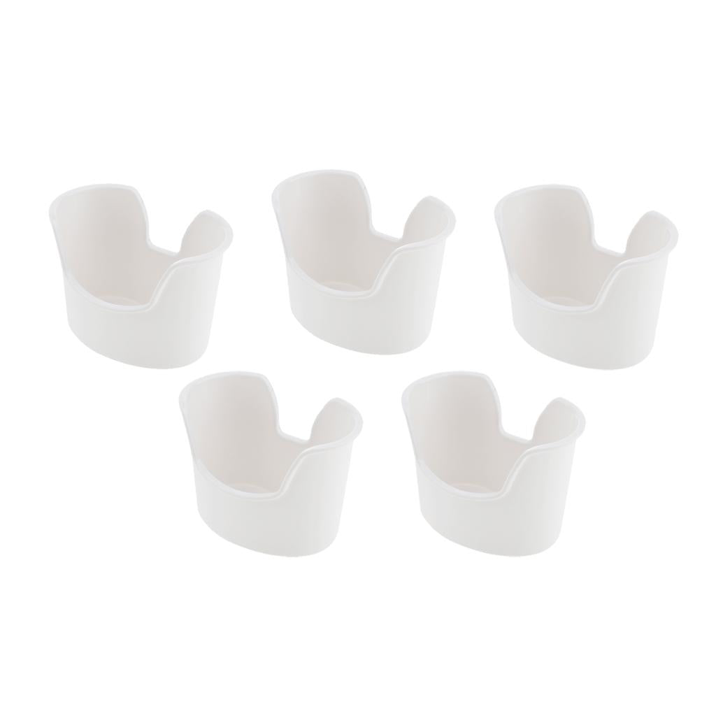 5pcs Plastic Reusable Ear Wash Ear Clean Basin Wax Removal Container
