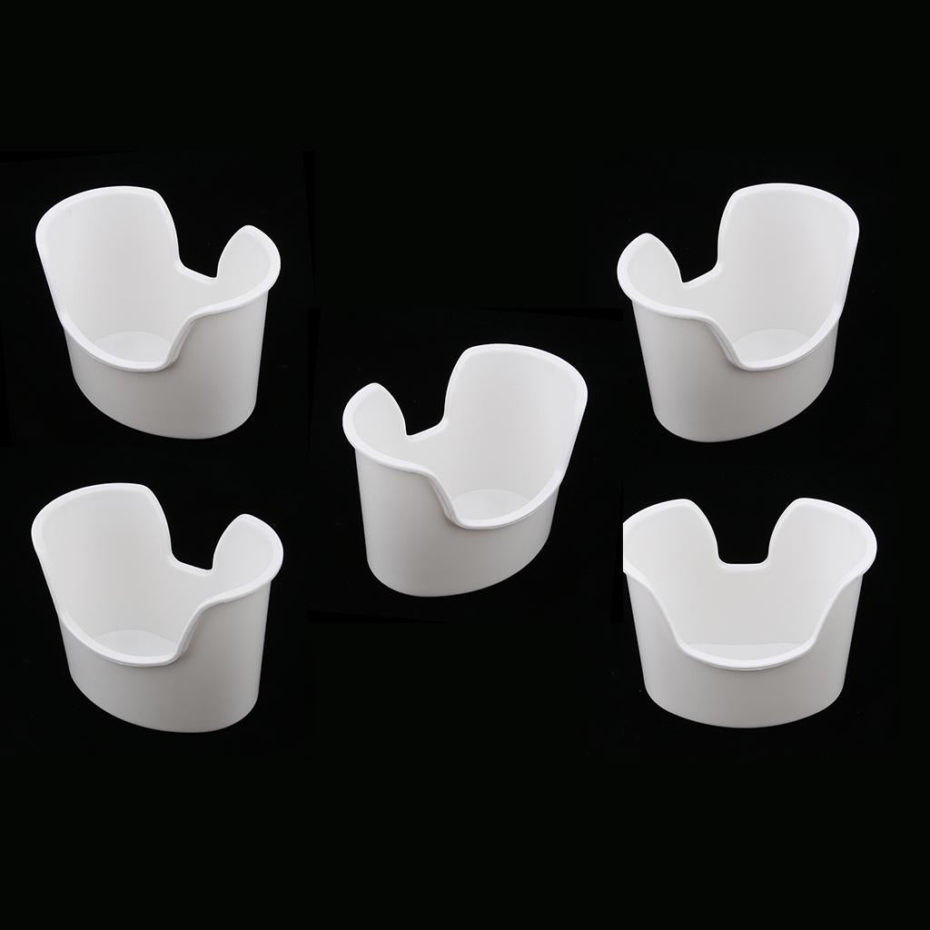 5pcs Plastic Reusable Ear Wash Ear Clean Basin Wax Removal Container
