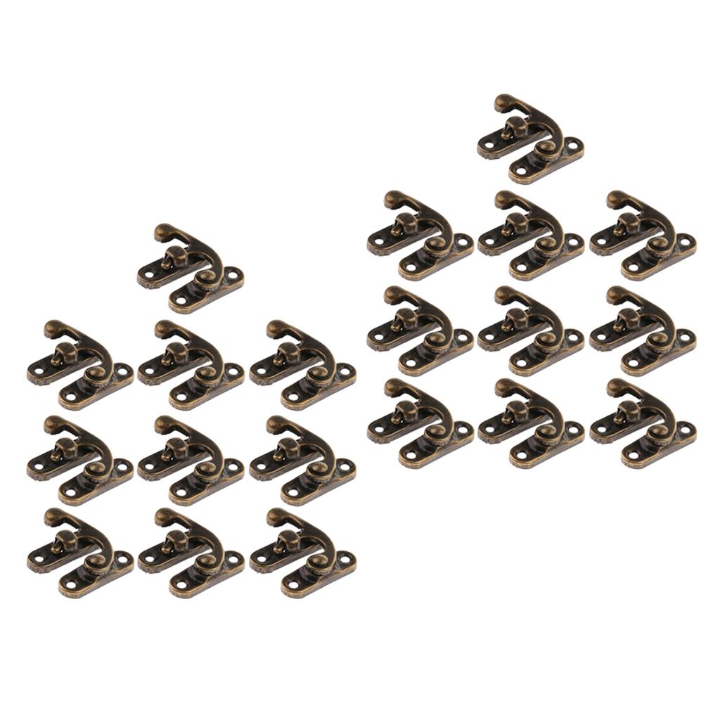 20 Pcs Bird Breeding Box Lock Parrot Cage Fitting Nesting Lock Random Color