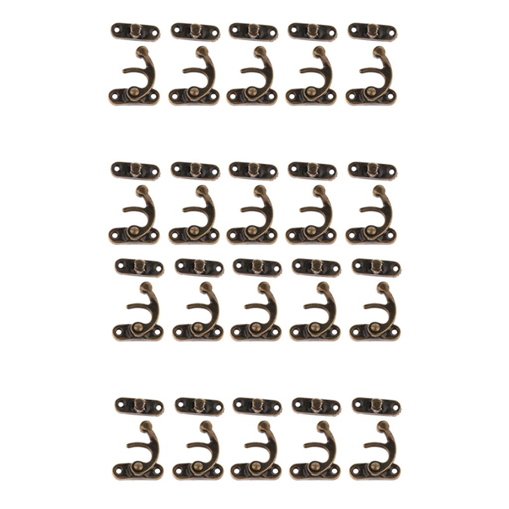 20 Pcs Bird Breeding Box Lock Parrot Cage Fitting Nesting Lock Random Color