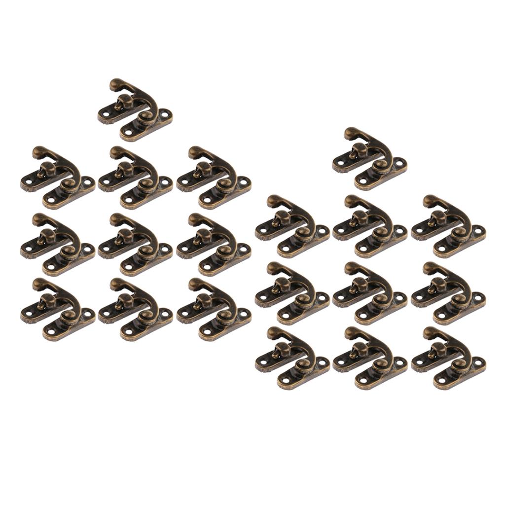 20 Pcs Bird Breeding Box Lock Parrot Cage Fitting Nesting Lock Random Color