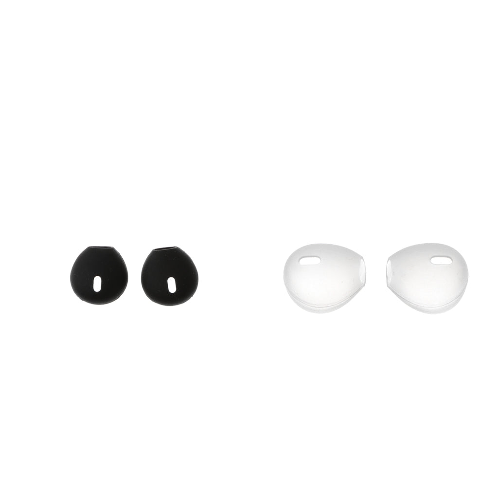 4 Pairs Soft Silicone Earbuds Eartips Caps Compatible for AirPods Clear