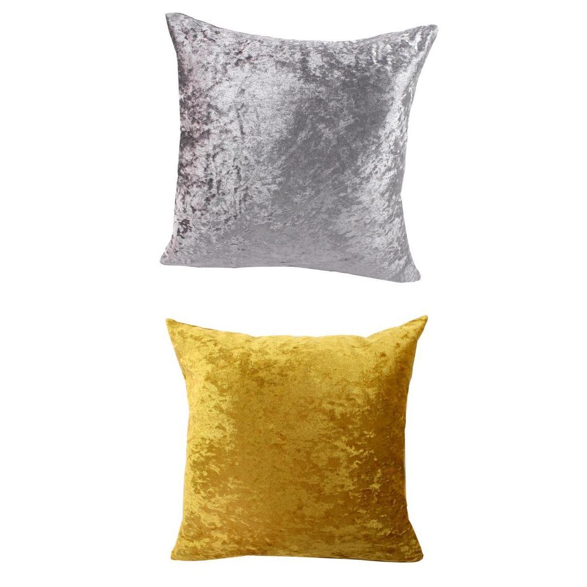 2pcs 45x45cm Soft Plush Pillowcase Cushion Cover for Sofa Car Decoration