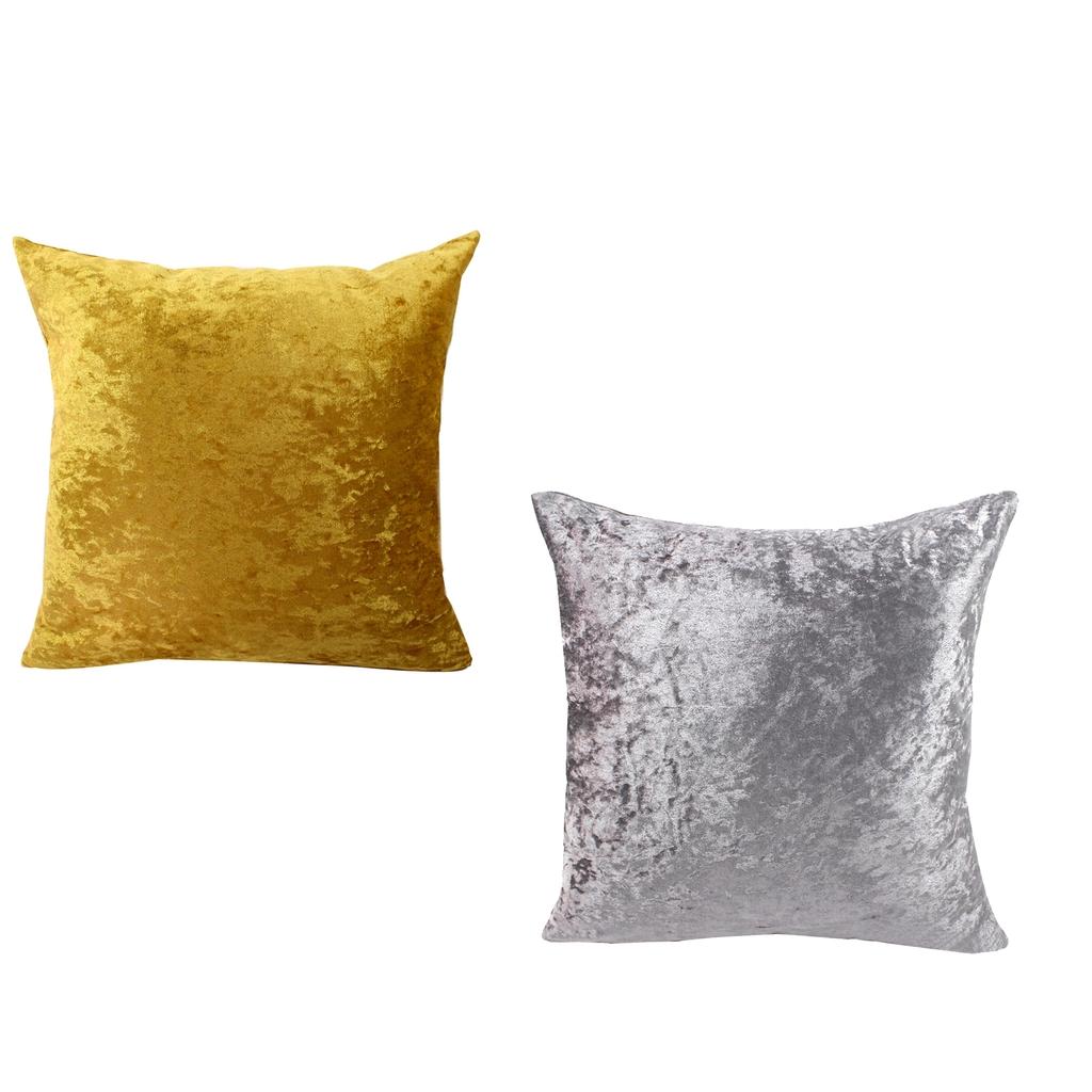 2pcs 45x45cm Soft Plush Pillowcase Cushion Cover for Sofa Car Decoration