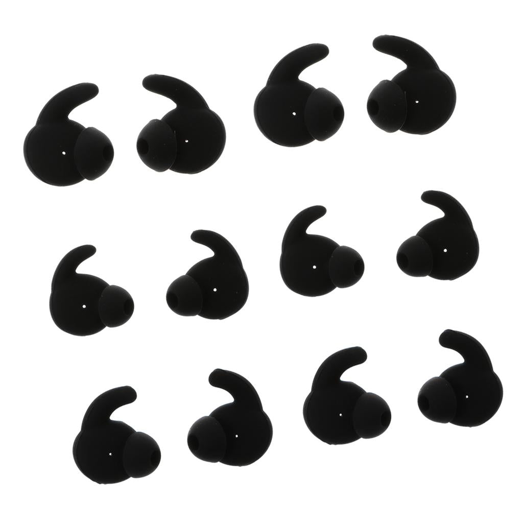 6 Pairs Silicone Earbuds Tips Cover for HUAWEI Honor AM61 Sports Headset