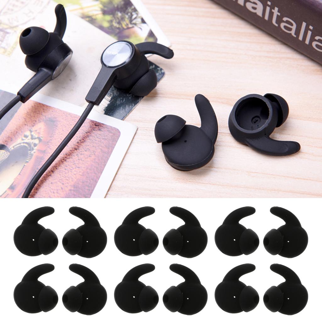 6 Pairs Silicone Earbuds Tips Cover for HUAWEI Honor AM61 Sports Headset