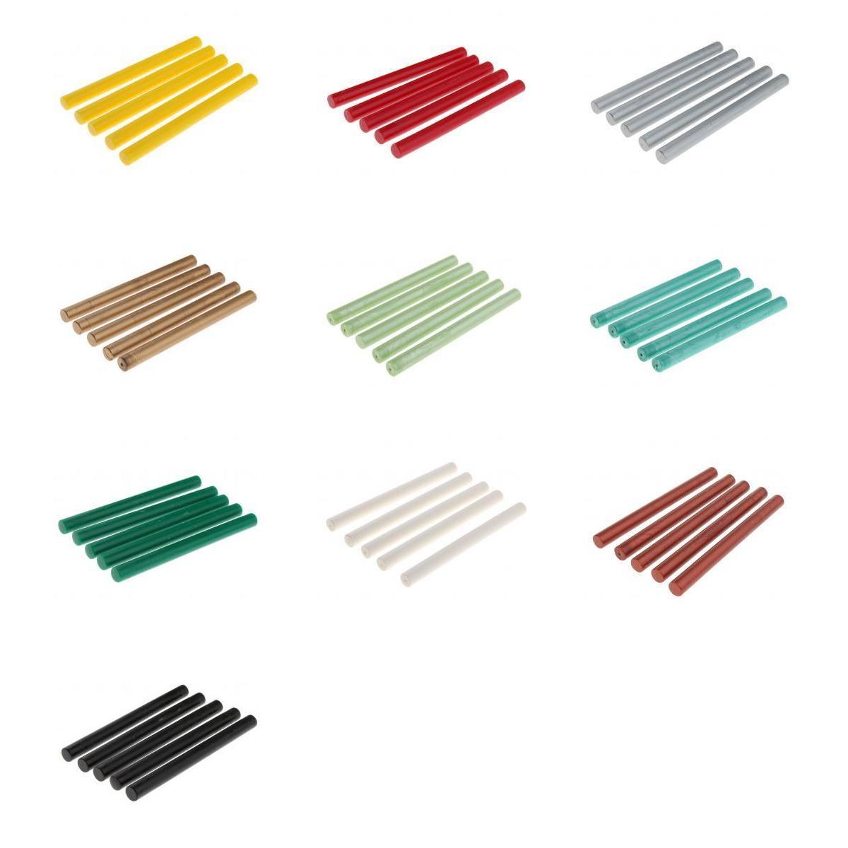 50x Round Sealing Wax Stick Seal Stamp Glue for Wedding Party Tools 10 Color