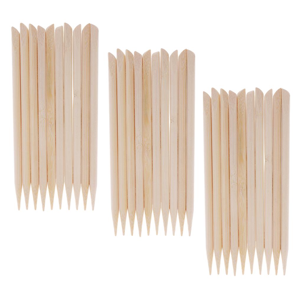 30 Pcs Multi-Purpose Wooden Stylus Scratchers for Kids Scratch Art Surfaces