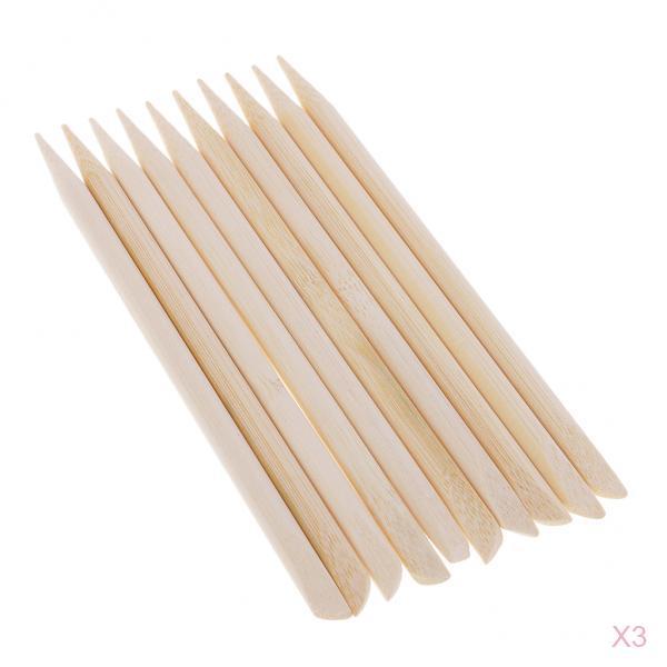 30 Pcs Multi-Purpose Wooden Stylus Scratchers for Kids Scratch Art Surfaces