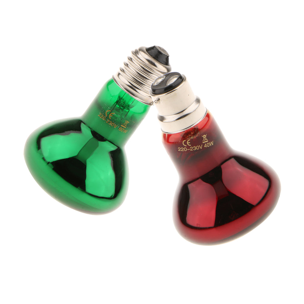 2pcs B22 UVA Heater Reptile Heat Basking Lamp Moonlight Bulb 220V