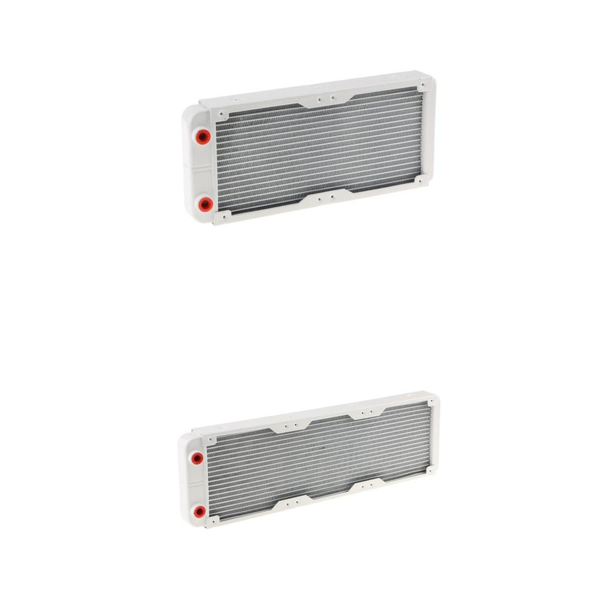 2Piece PC G1/4 18 Lines Radiator Water Cooling Cooler for CPU Heatsink