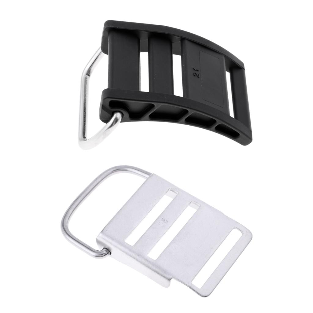 2Pcs Universal Scuba Diving Tank Cam Lock Buckle Fits Standard 5cm Webbing