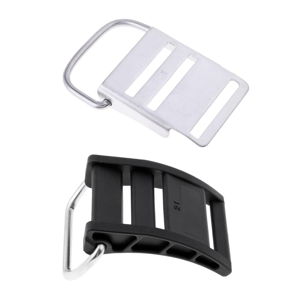 2Pcs Universal Scuba Diving Tank Cam Lock Buckle Fits Standard 5cm Webbing