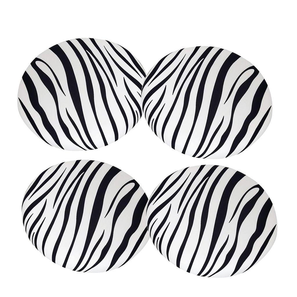 4xFashionable Bar Stool Cover Round Lift Chair Seat Sleeve Salon Style_12