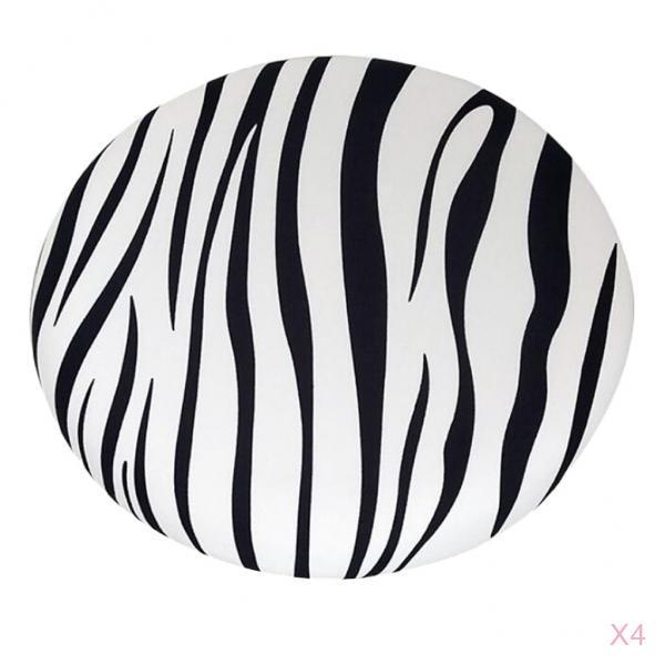 4xFashionable Bar Stool Cover Round Lift Chair Seat Sleeve Salon Style_12