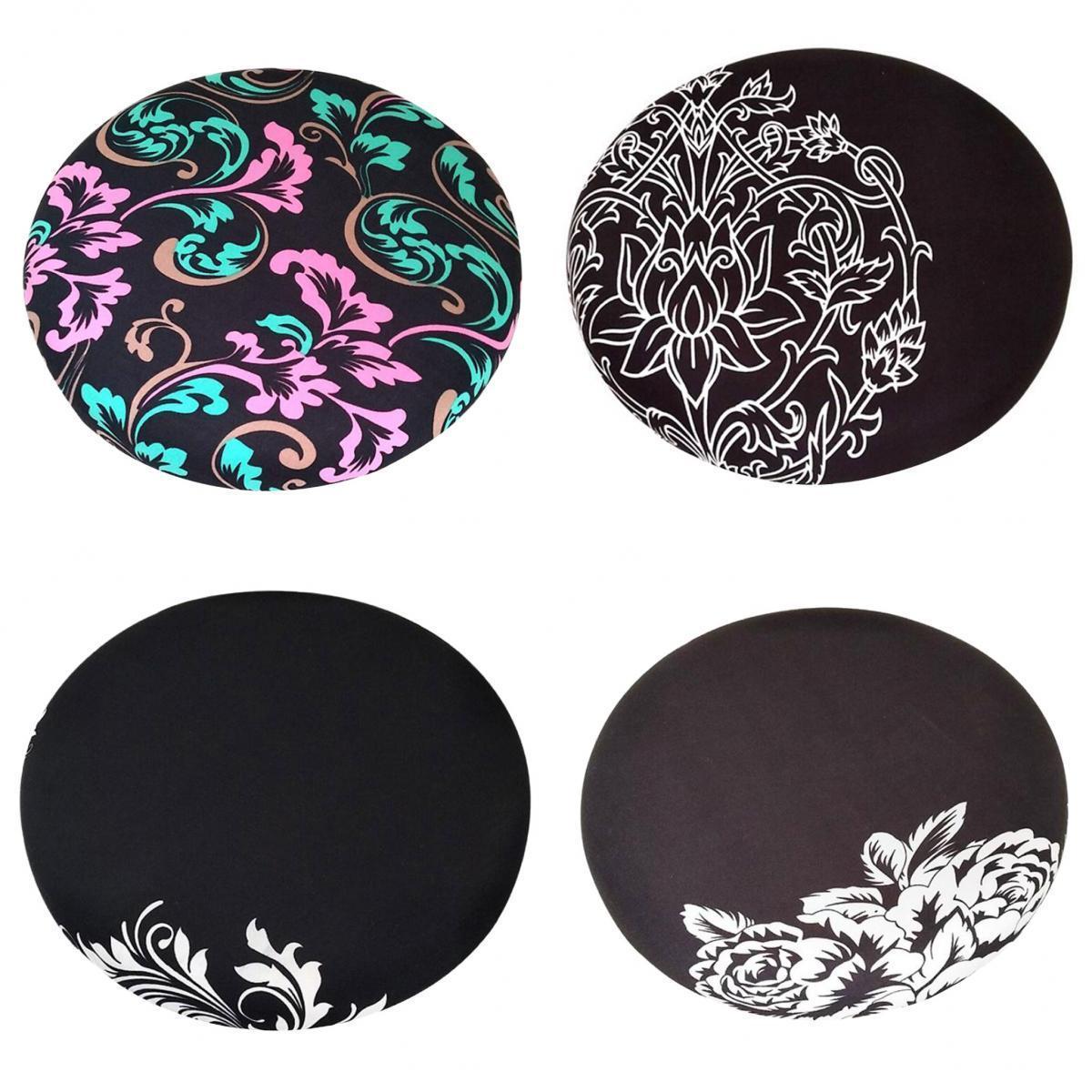 4 Styles Fashionable Bar Stool Cover Round Lift Chair Seat Sleeve Salon