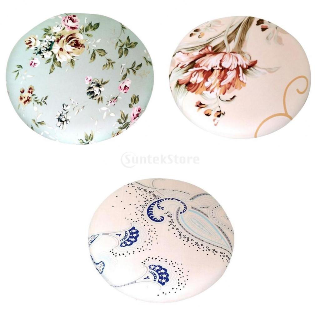 3 Styles Fashionable Bar Stool Cover Round Lift Chair Seat Sleeve Salon