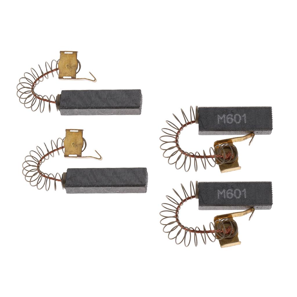 2 Pair Carbon Brushes For Electric Motors Replacement