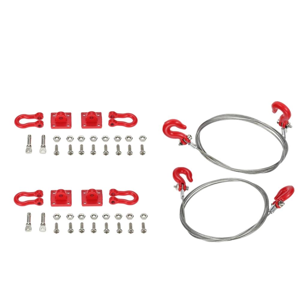 1:10 RC Rock Crawler Tow Hook Shackle Trailer Chain for SCX10 RC4WD D90 D110