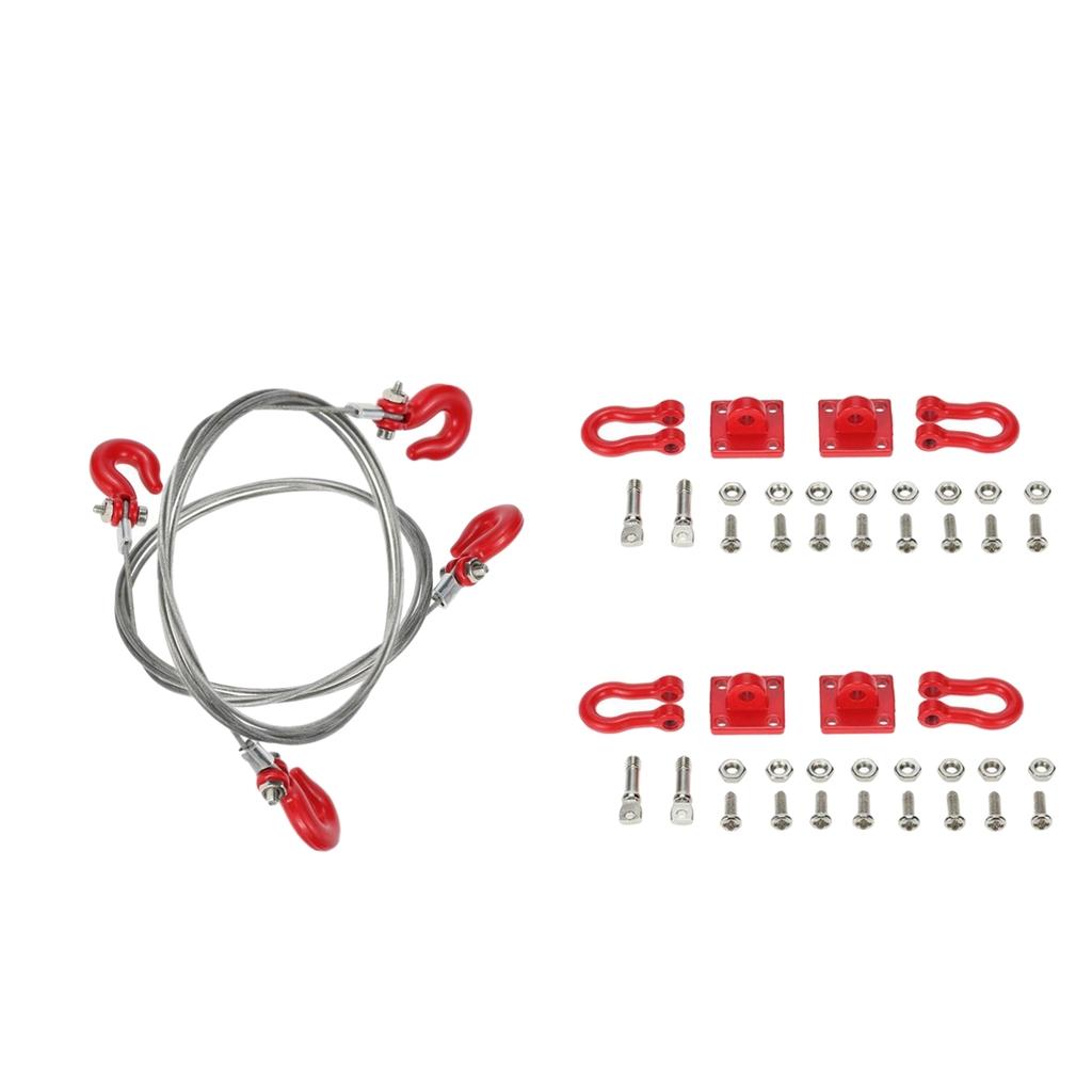 1:10 RC Rock Crawler Tow Hook Shackle Trailer Chain for SCX10 RC4WD D90 D110