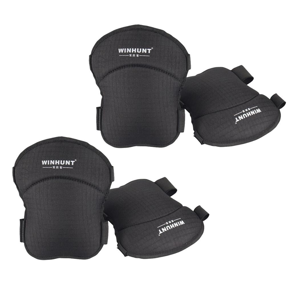 2x Professional Construction Knee Pad Adjustable Oxford Cloth Knee Protector