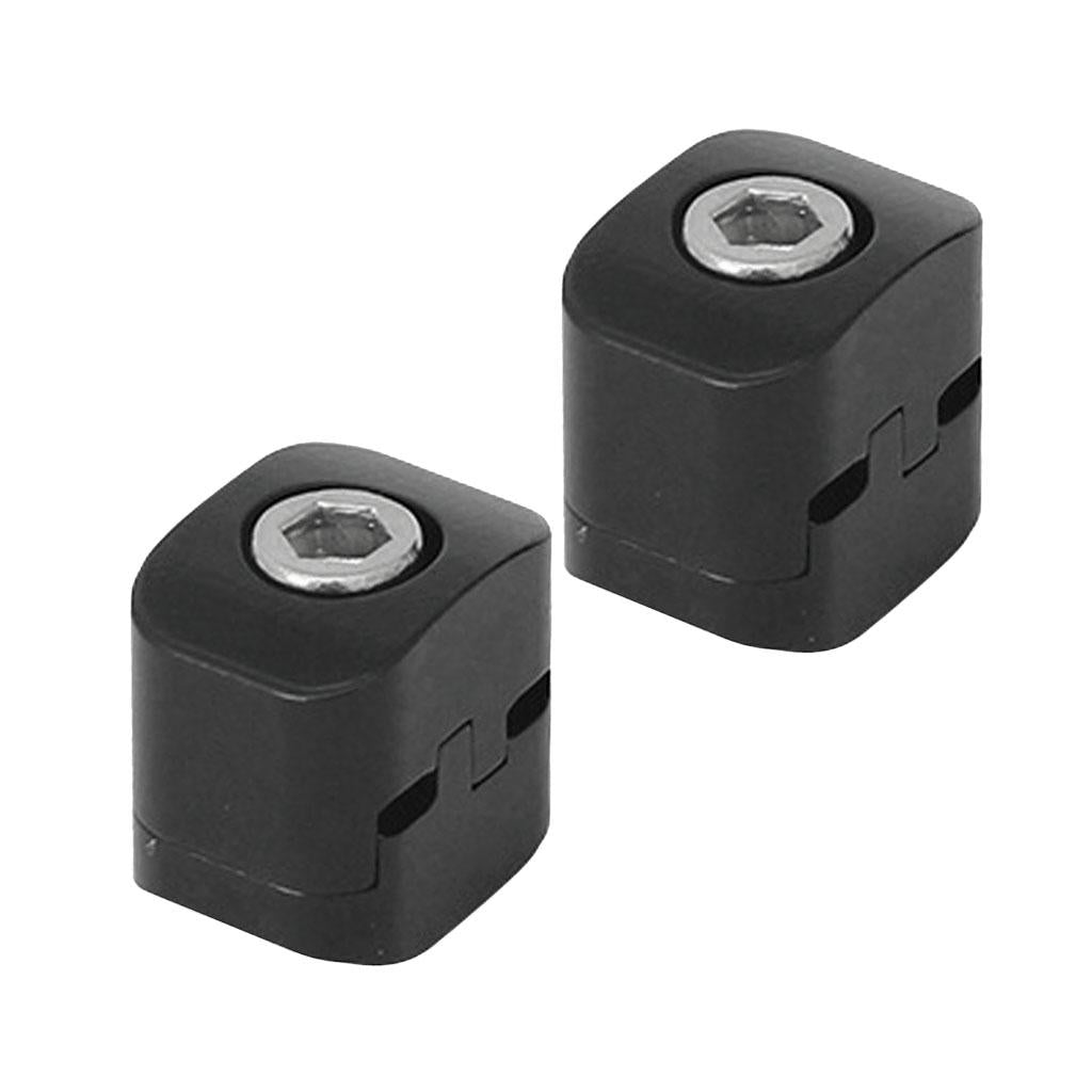 2 Pieces Archery Drop Away Arrow Rest Clamp Buckle Fastener Clip Black