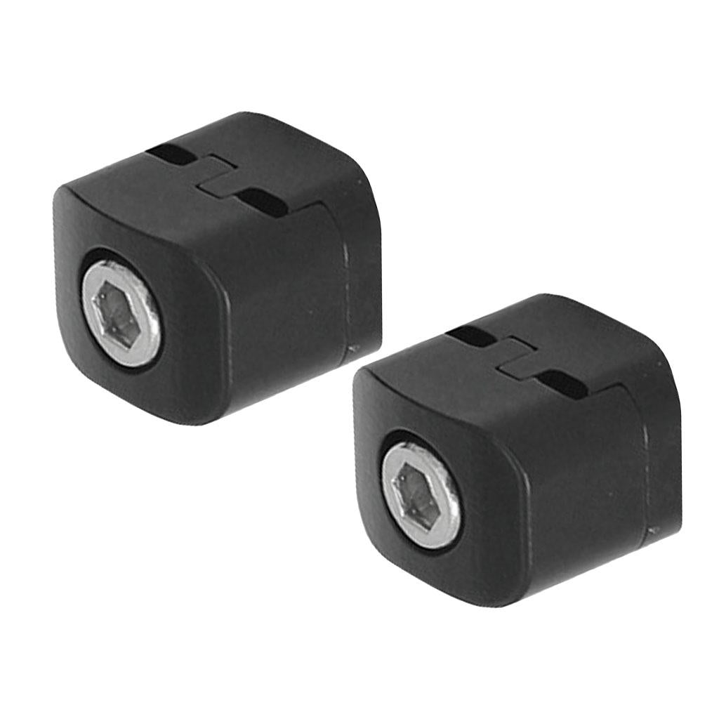 2 Pieces Archery Drop Away Arrow Rest Clamp Buckle Fastener Clip Black