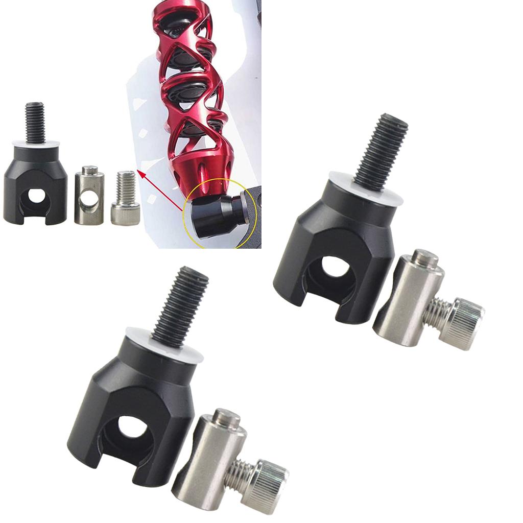 2 Pieces Aluminum Archery Bow Quick Disconnect Stabilizer Bar Bow Hunting