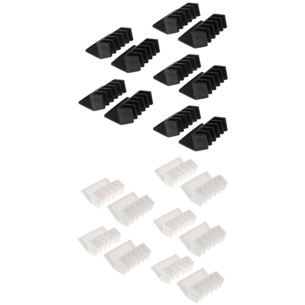 10 Set Cable Clips Self Adhesive Cord Management Holder Organizer Clamp